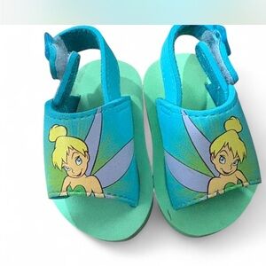 Disney Tinkerbell Sandals - Blue and Green
